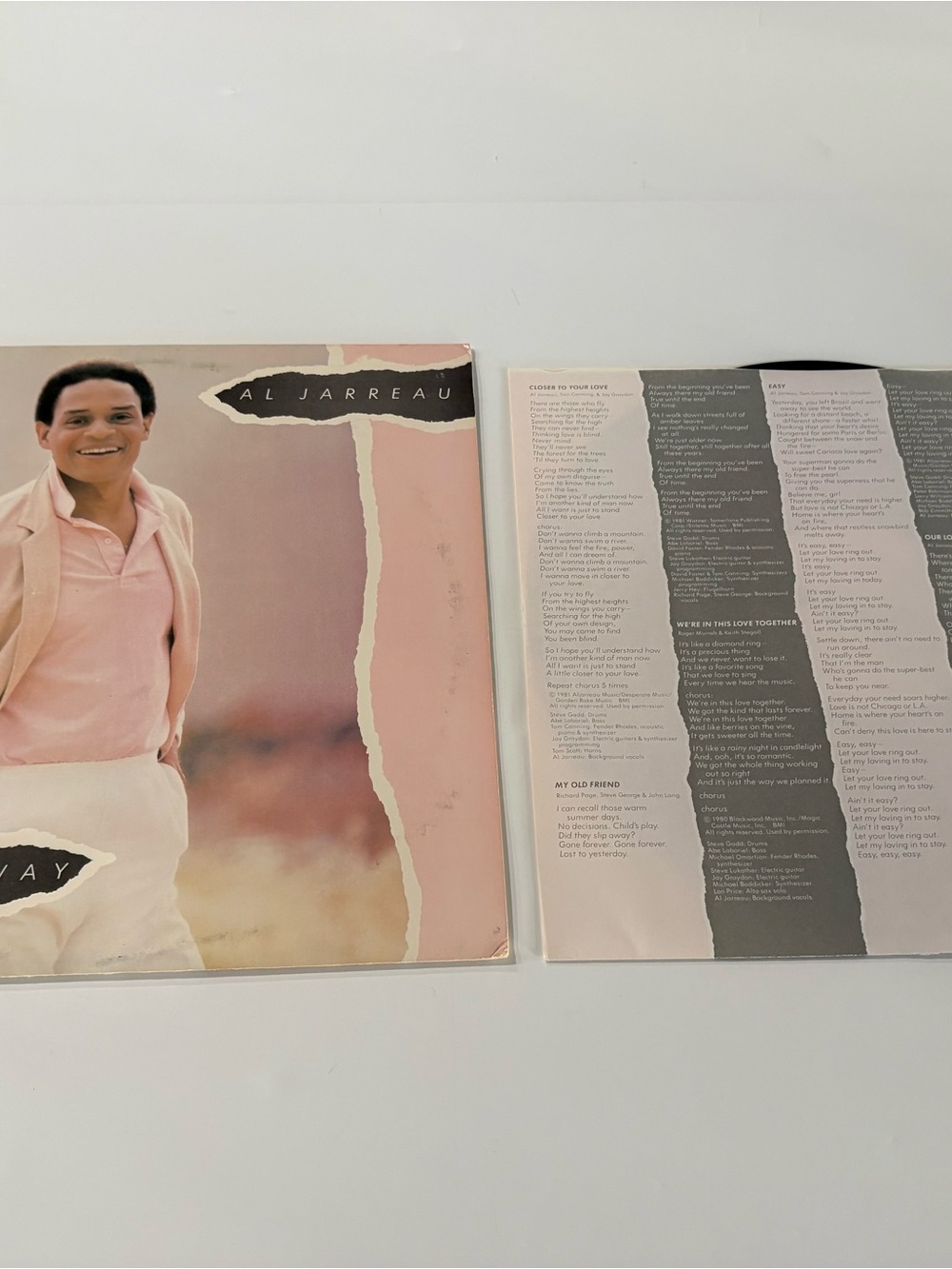 Al Jarreau Breakin Away LP Vinyl / Record